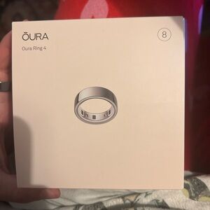Oura Ring 4 Silver Size 8